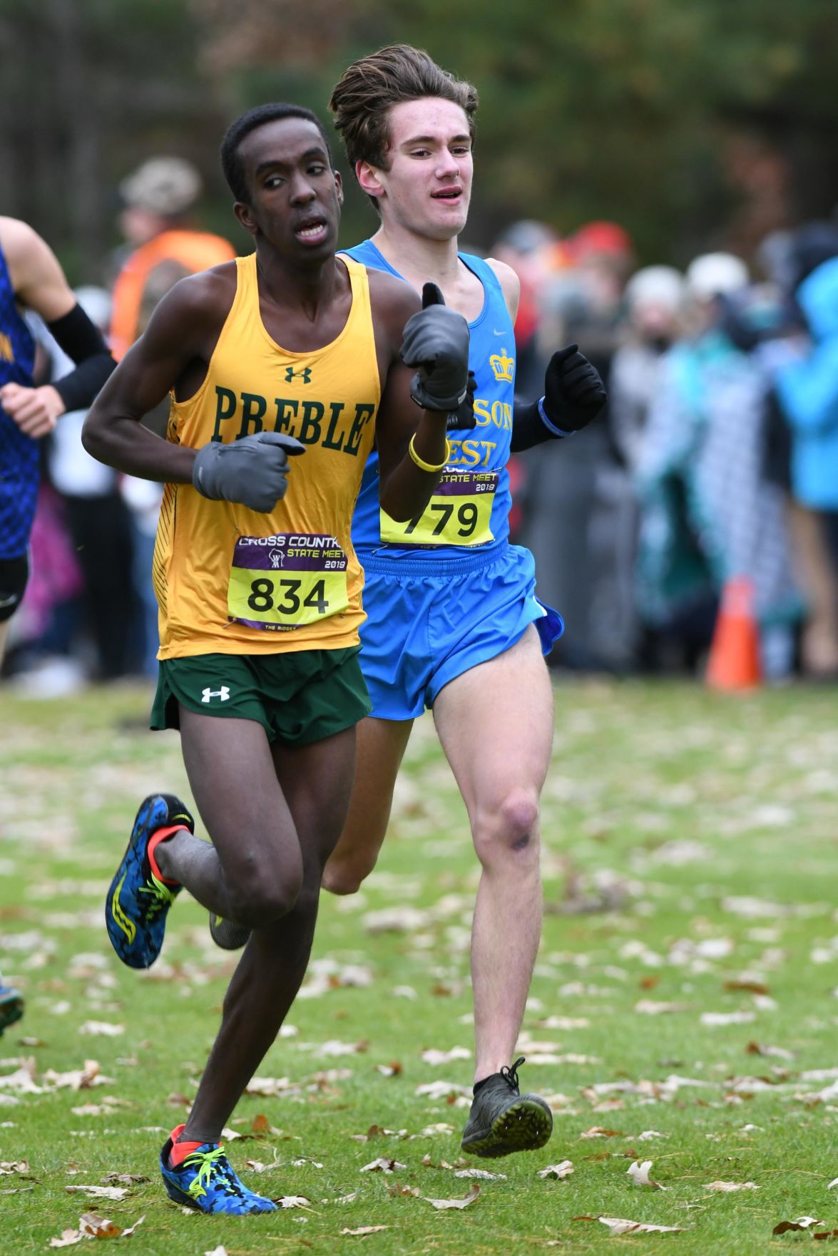 WIAA state cross country photo: John Lee, Madison West